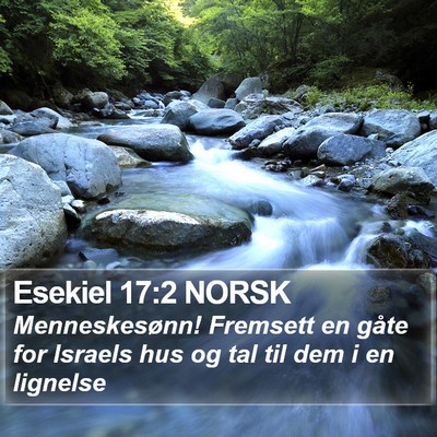 Esekiel 17:2 NORSK Bible Verse Image