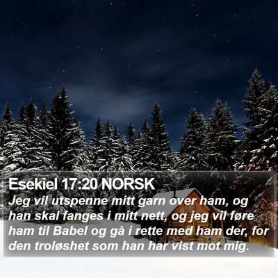 Esekiel 17:20 NORSK Bible Verse Image