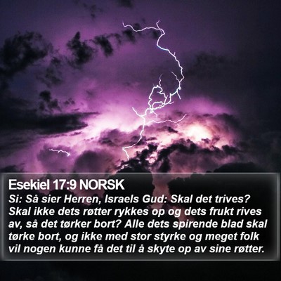 Esekiel 17:9 NORSK Bible Verse Image