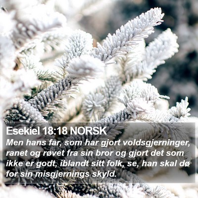 Esekiel 18:18 NORSK Bible Verse Image