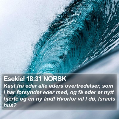 Esekiel 18:31 NORSK Bible Verse Image