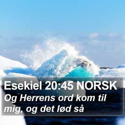 Esekiel 20:45 NORSK Bible Verse Image
