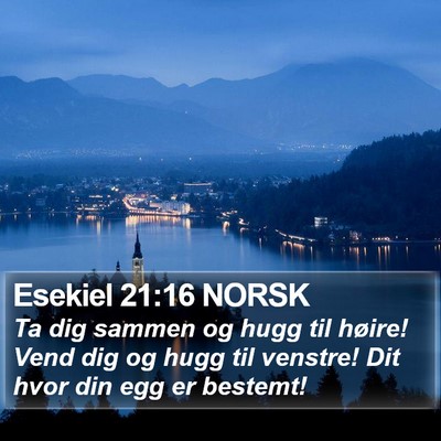Esekiel 21:16 NORSK Bible Verse Image