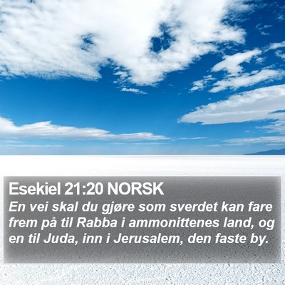 Esekiel 21:20 NORSK Bible Verse Image