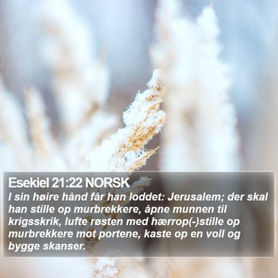 Esekiel 21:22 NORSK Bible Verse Image