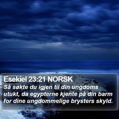 Esekiel 23:21 NORSK Bible Verse Image