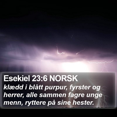 Esekiel 23:6 NORSK Bible Verse Image