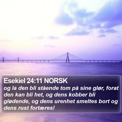 Esekiel 24:11 NORSK Bible Verse Image