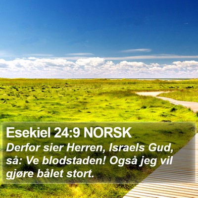 Esekiel 24:9 NORSK Bible Verse Image