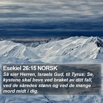 Esekiel 26:15 NORSK Bible Verse Image