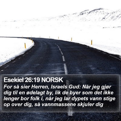 Esekiel 26:19 NORSK Bible Verse Image