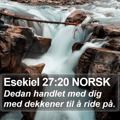 Esekiel 27:20 NORSK Bible Verse Image