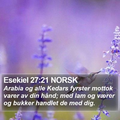 Esekiel 27:21 NORSK Bible Verse Image