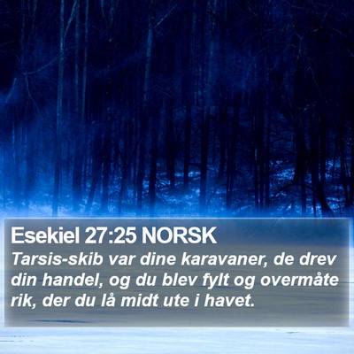 Esekiel 27:25 NORSK Bible Verse Image