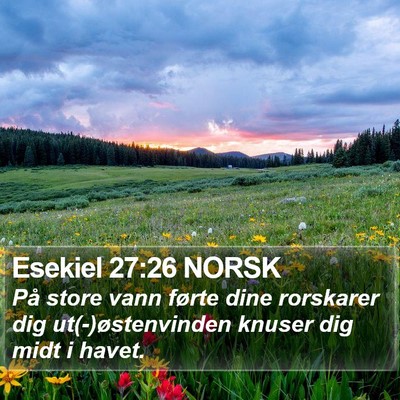 Esekiel 27:26 NORSK Bible Verse Image