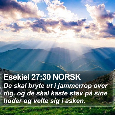 Esekiel 27:30 NORSK Bible Verse Image