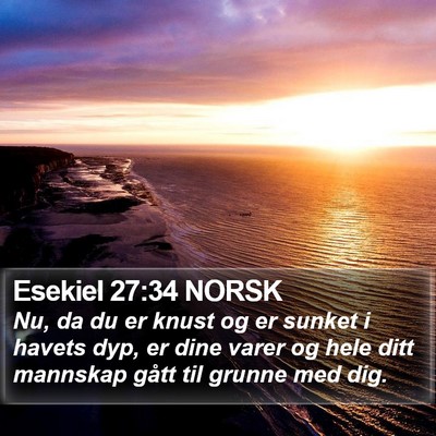 Esekiel 27:34 NORSK Bible Verse Image
