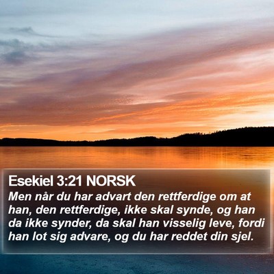 Esekiel 3:21 NORSK Bible Verse Image