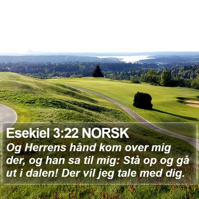 Esekiel 3:22 NORSK Bible Verse Image