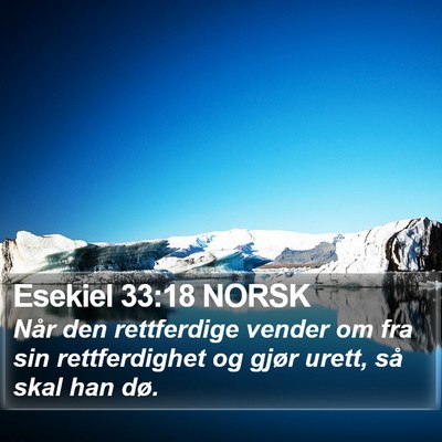Esekiel 33:18 NORSK Bible Verse Image
