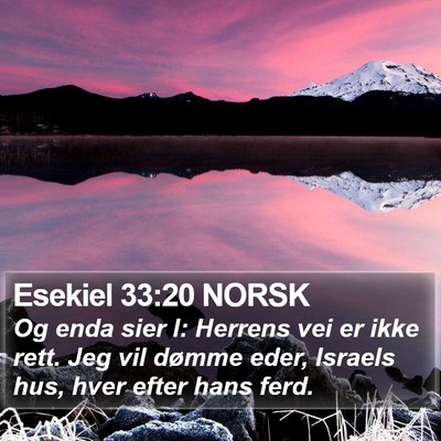 Esekiel 33:20 NORSK Bible Verse Image