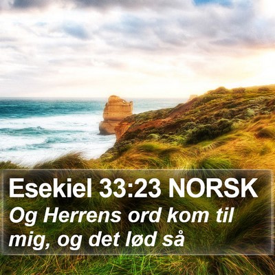 Esekiel 33:23 NORSK Bible Verse Image