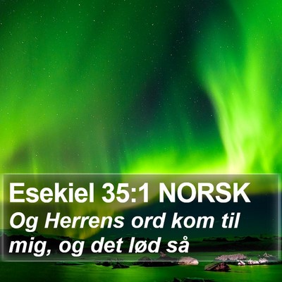 Esekiel 35:1 NORSK Bible Verse Image