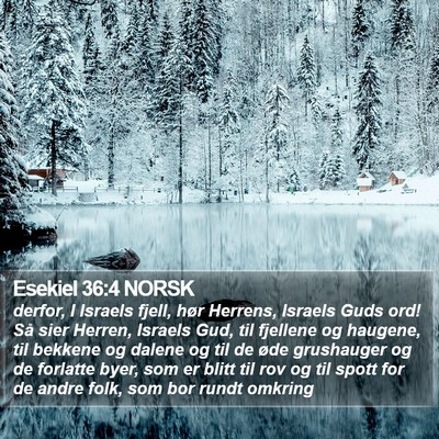 Esekiel 36:4 NORSK Bible Verse Image