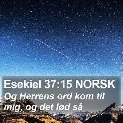 Esekiel 37:15 NORSK Bible Verse Image
