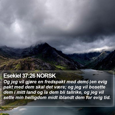 Esekiel 37:26 NORSK Bible Verse Image
