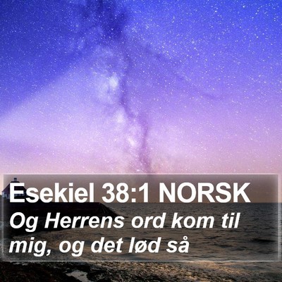 Esekiel 38:1 NORSK Bible Verse Image