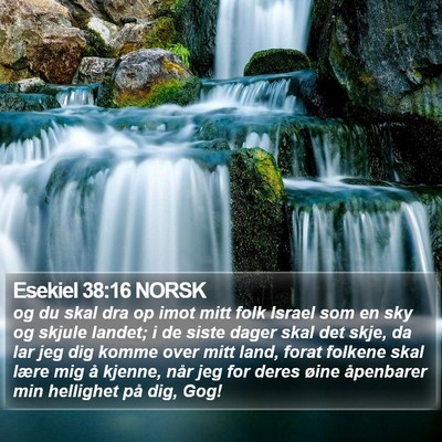 Esekiel 38:16 NORSK Bible Verse Image