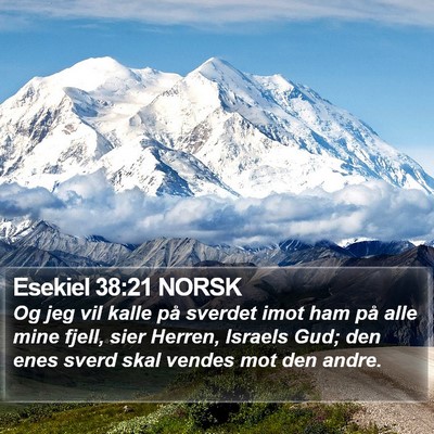 Esekiel 38:21 NORSK Bible Verse Image