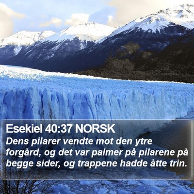 Esekiel 40:37 NORSK Bible Verse Image
