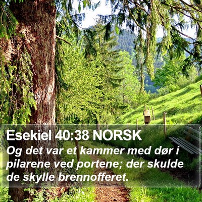 Esekiel 40:38 NORSK Bible Verse Image