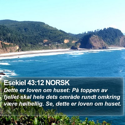 Esekiel 43:12 NORSK Bible Verse Image