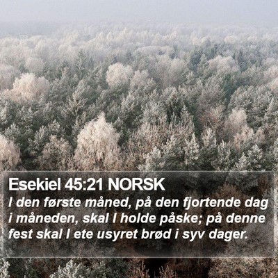 Esekiel 45:21 NORSK Bible Verse Image