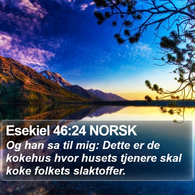 Esekiel 46:24 NORSK Bible Verse Image