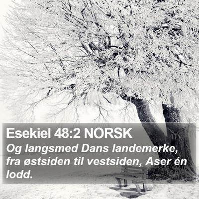 Esekiel 48:2 NORSK Bible Verse Image
