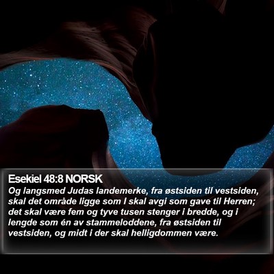 Esekiel 48:8 NORSK Bible Verse Image