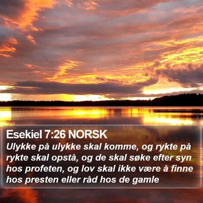 Esekiel 7:26 NORSK Bible Verse Image