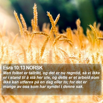 Esra 10:13 NORSK Bible Verse Image