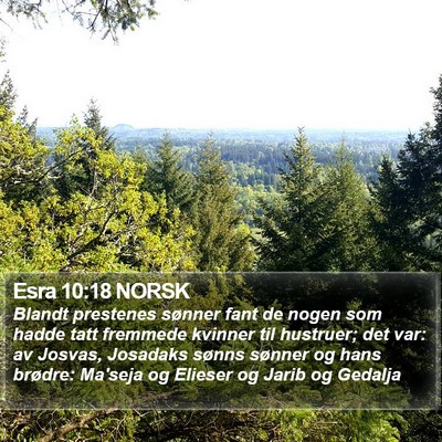 Esra 10:18 NORSK Bible Verse Image