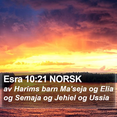Esra 10:21 NORSK Bible Verse Image