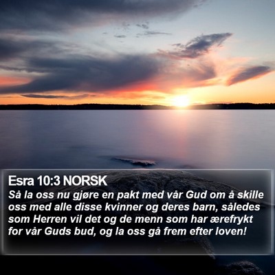 Esra 10:3 NORSK Bible Verse Image