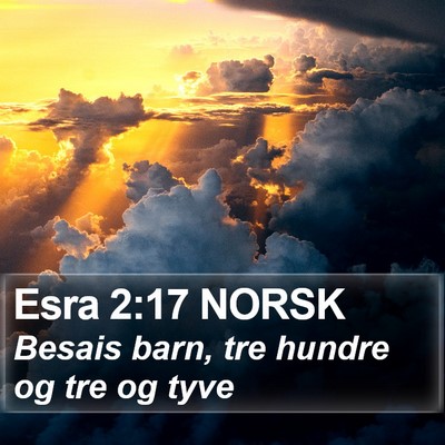 Esra 2:17 NORSK Bible Verse Image