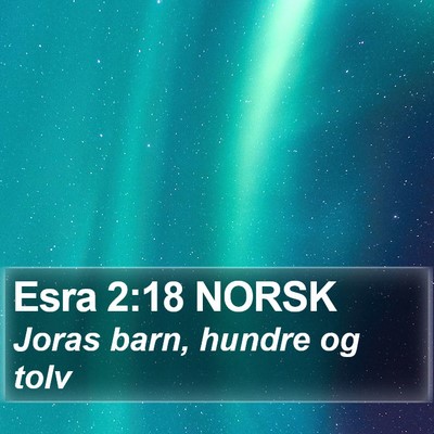 Esra 2:18 NORSK Bible Verse Image