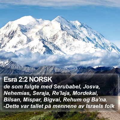 Esra 2:2 NORSK Bible Verse Image