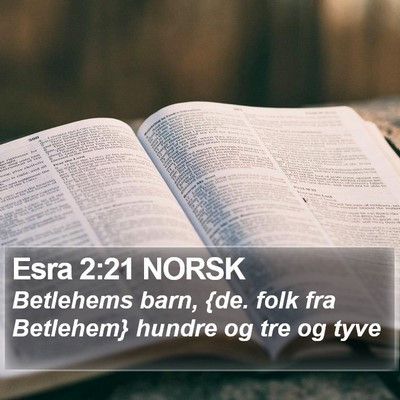 Esra 2:21 NORSK Bible Verse Image
