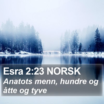 Esra 2:23 NORSK Bible Verse Image
